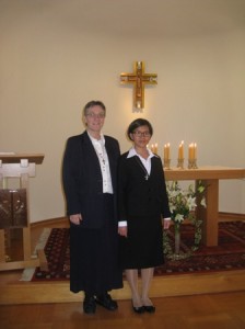 025 Optagelse Thea sammen med Sr. Anette 14.8.2012